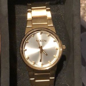 Gold Nixon Watch